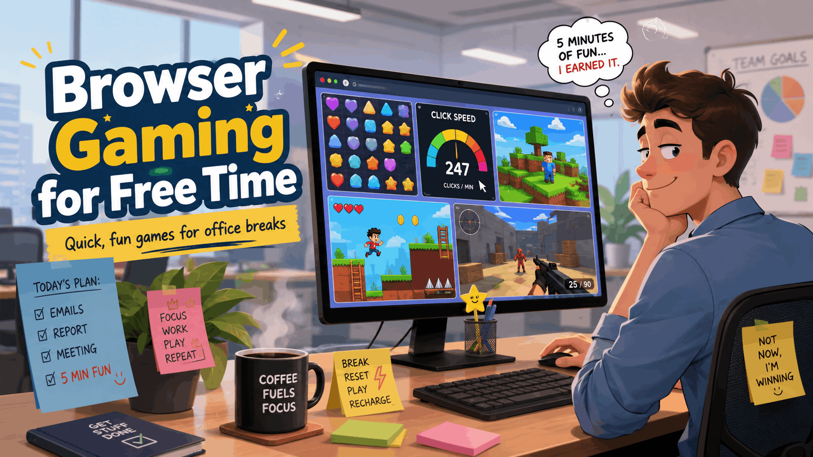 Best Browser Game Websites to Play During Free Time at Work