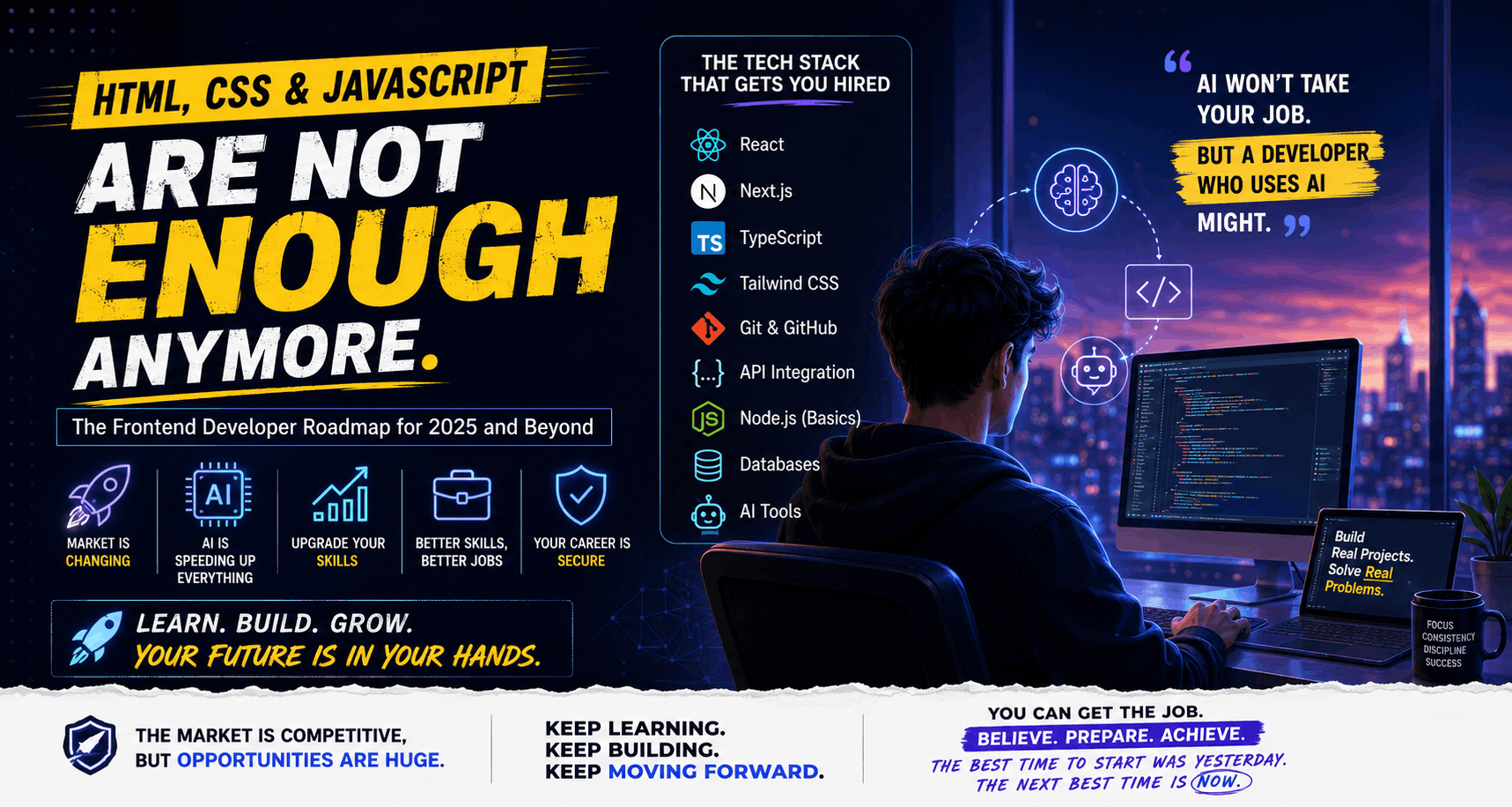 Is HTML, CSS, and JavaScript Enough to Get a Frontend Developer Job in 2026?