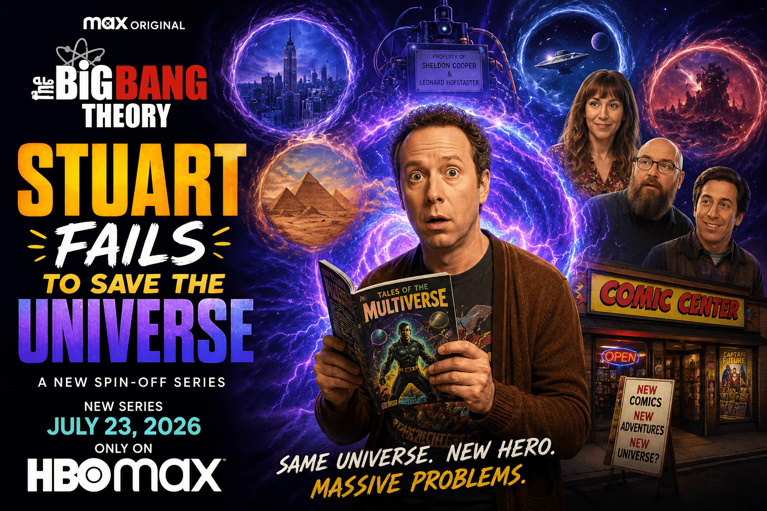 Stuart Fails to Save the Universe: Everything We Know About The Big Bang Theory's Wild New Spin-Off