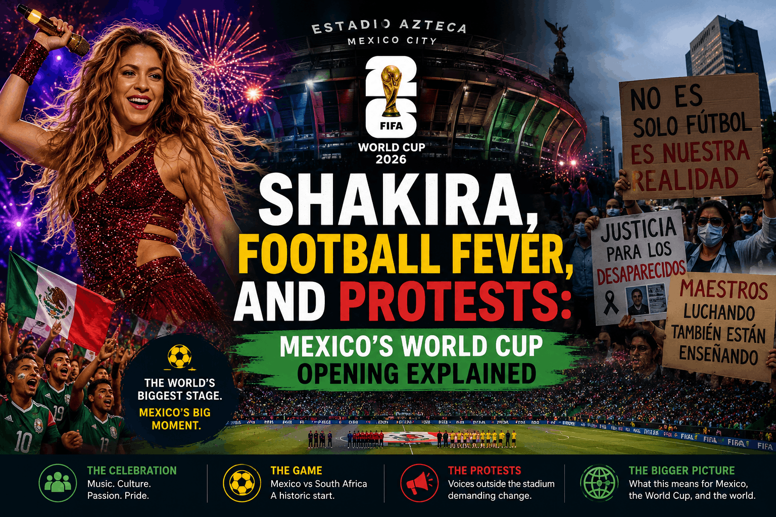 Shakira Lights Up Mexico as World Cup Opens With Celebration and Controversy