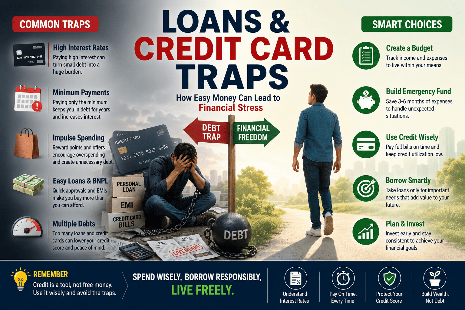 Loans and Credit Card Traps: How Easy Money Can Lead to Financial Stress