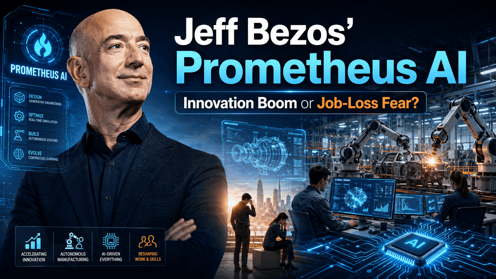 Jeff Bezos’ Prometheus AI: Should Workers Fear the Next Big Job Loss Wave?