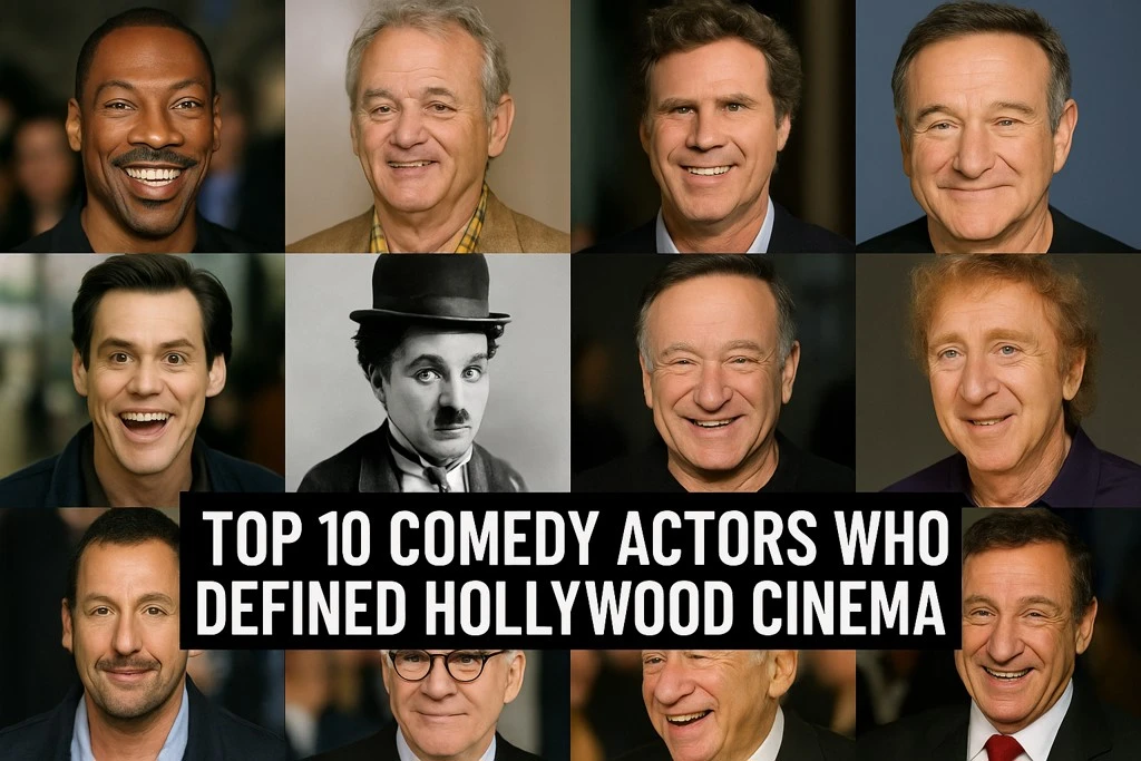 Top 10 Comedy Actors Who Defined Hollywood Cinema