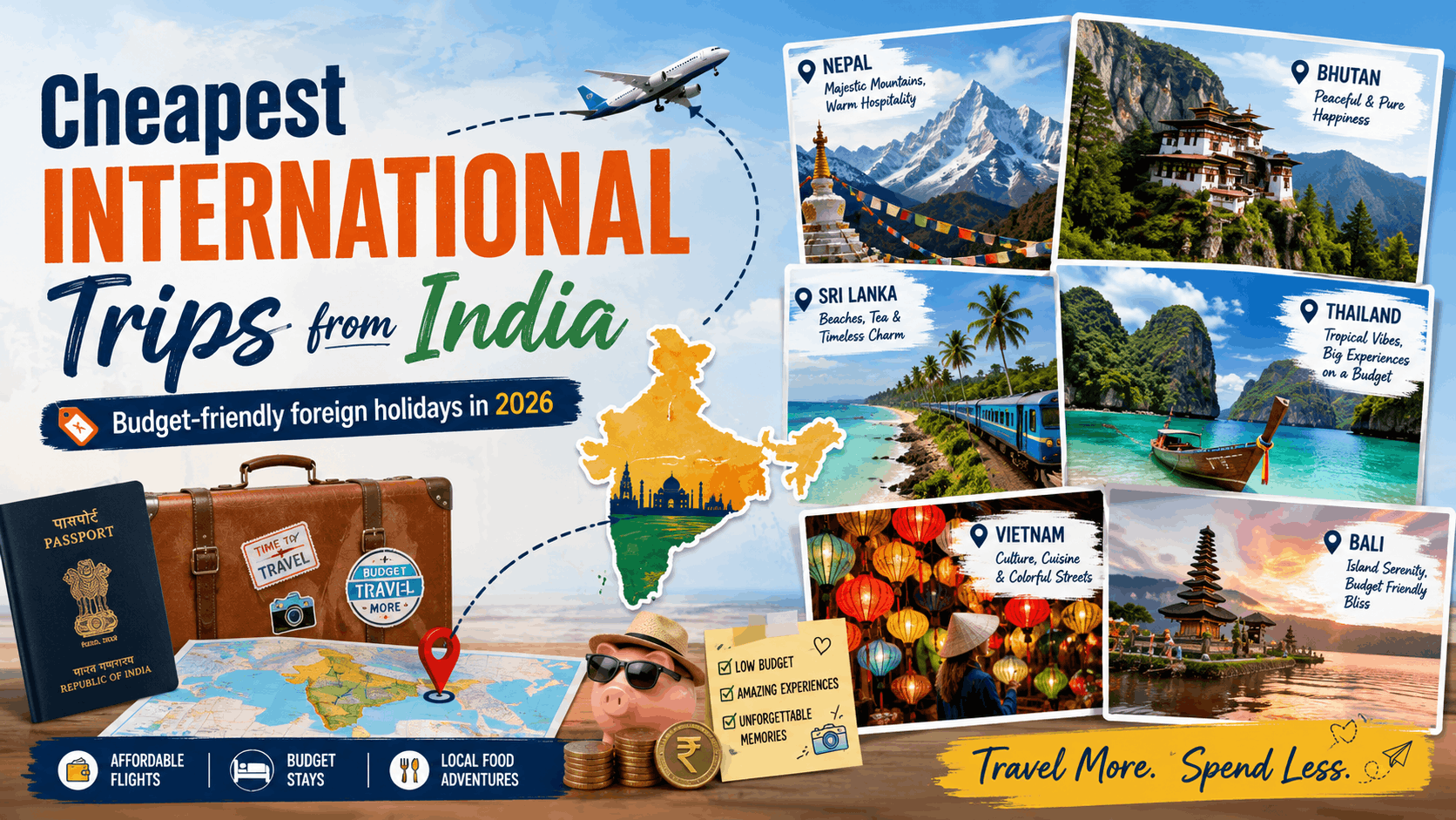 Cheapest International Trips from India in 2026: Foreign Holidays That Won’t Frighten Your Bank Account
