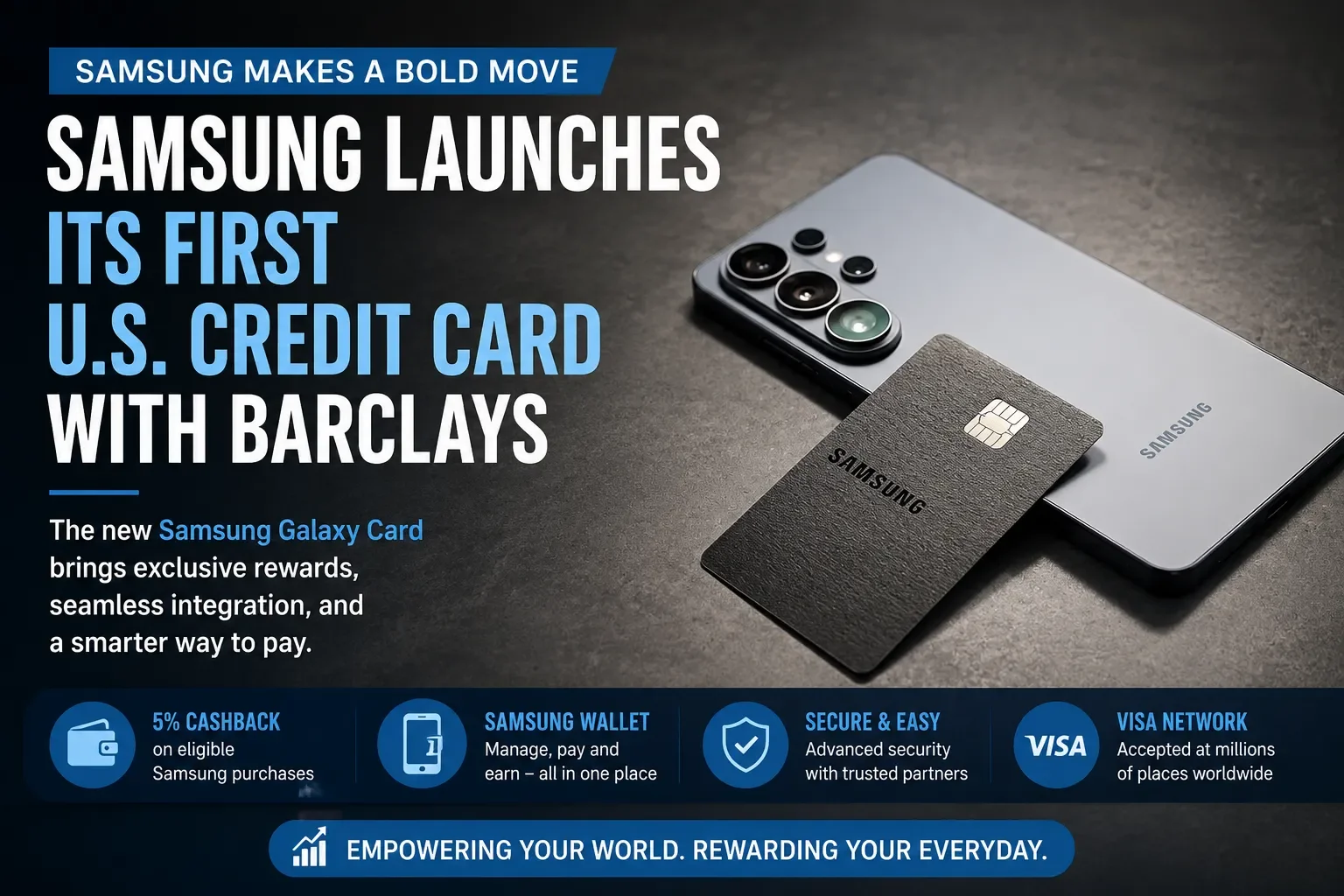 Samsung Launches Its First U.S. Credit Card with Barclays: Can It Challenge Apple's Financial Ecosystem?