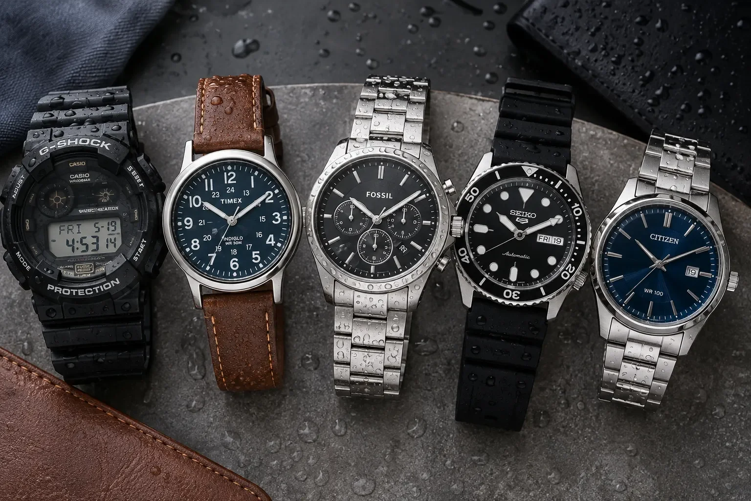 5 Best Water-Resistant Watches for Men for Everyday Wear