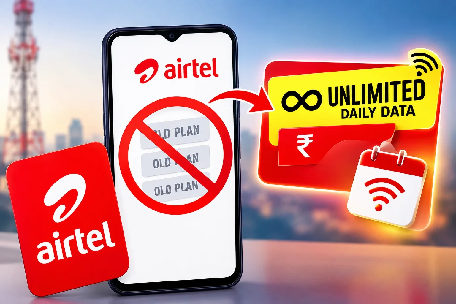 Airtel Discontinues Popular Prepaid Plans: Here’s the Cheapest Unlimited Daily Data Plan Now