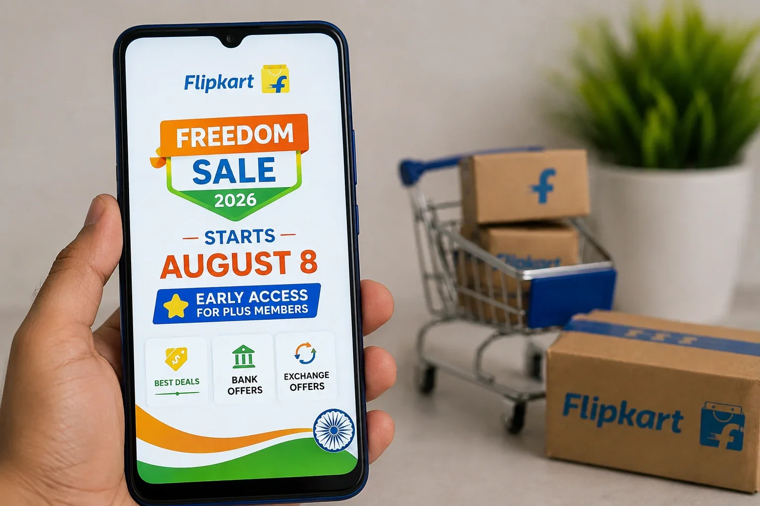 Flipkart Freedom Sale 2026 Starts August 8: Best Deals, Bank Offers & Early Access Explained
