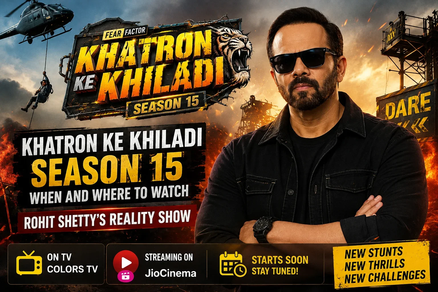 Khatron Ke Khiladi Season 15: When and Where to Watch Rohit Shetty's Reality Show