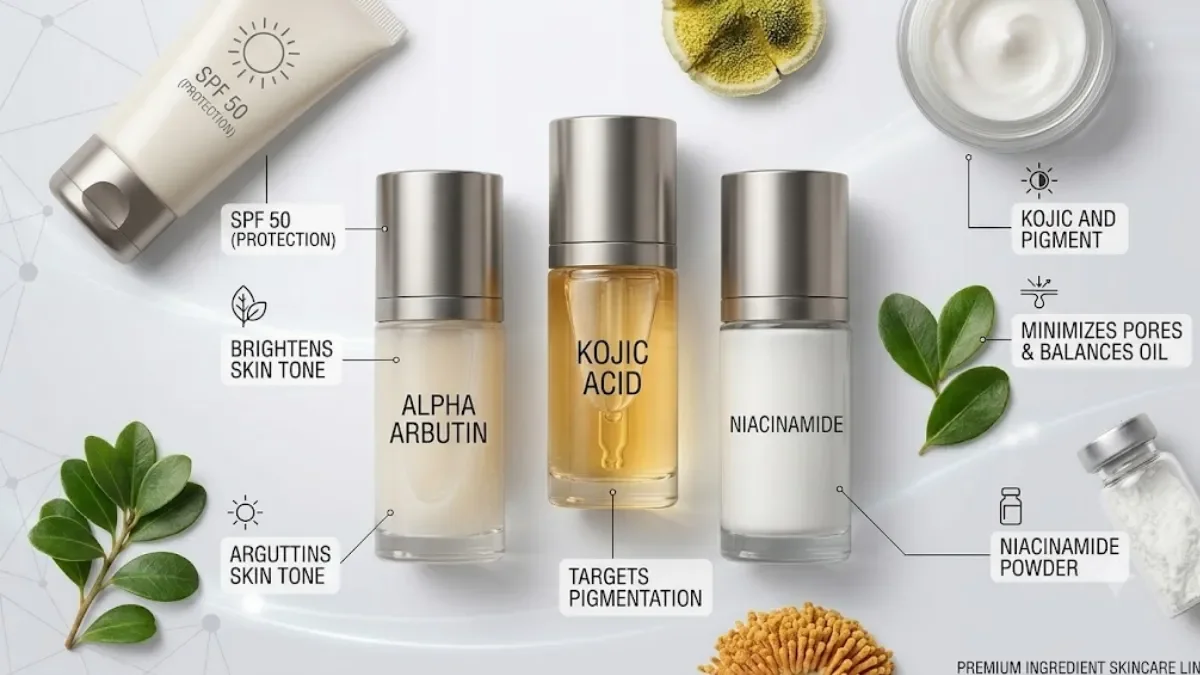 Kojic Acid, Alpha Arbutin and Niacinamide for Pigmentation: What Actually Helps and How to Build a Routine