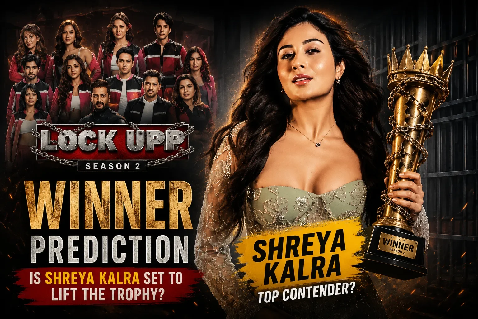 Lock Upp Season 2 Winner Prediction: Is Shreya Kalra Set to Lift the Trophy?