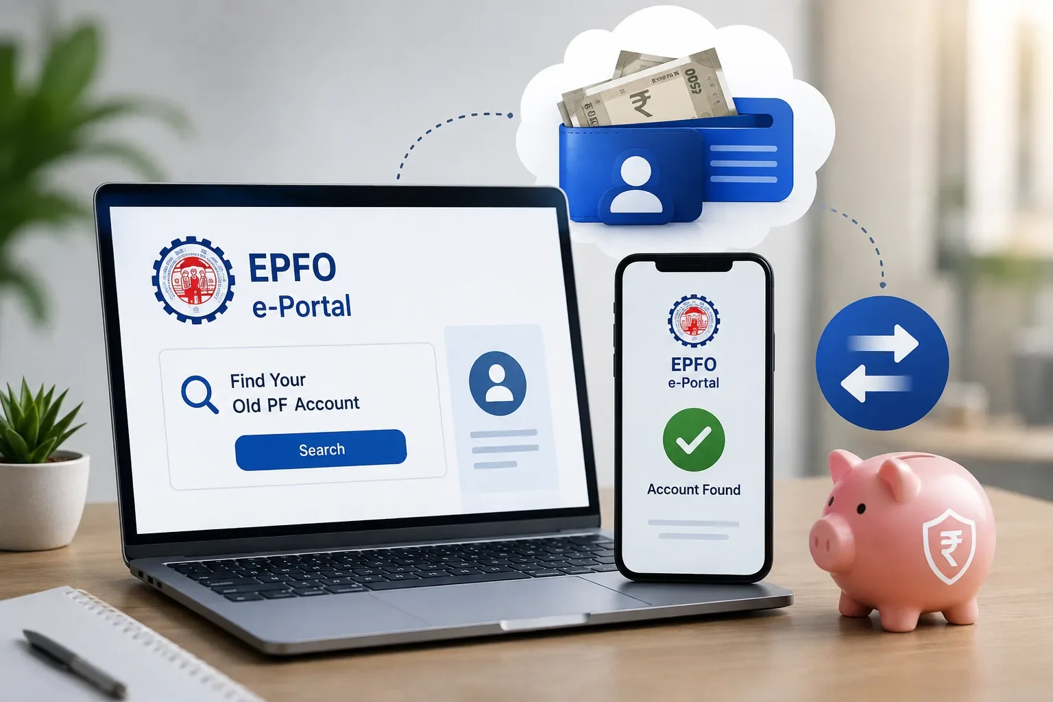 Lost Track of Your Old PF Account? New EPFO e-Portal Makes It Easy to Find and Transfer Funds