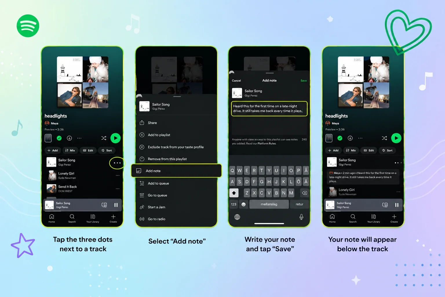 Spotify's New Feature Lets You Leave Little Notes on Songs: Everything You Need to Know