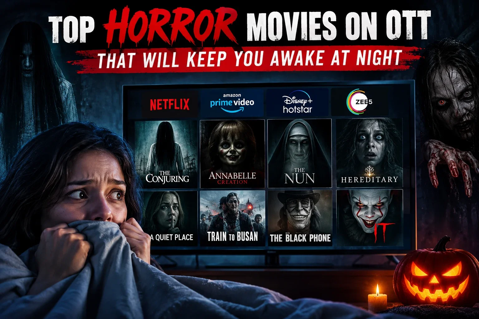 Top Horror Movies on OTT That Will Keep You Awake at Night