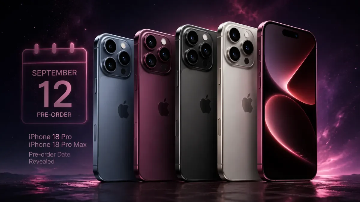 iPhone 18 Pro and Pro Max Pre-Order Date: When Can You Order Apple's New iPhones?
