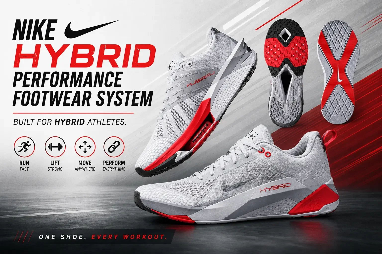 Nike Launches Hybrid Performance Footwear System for the New Generation of Hybrid Athletes