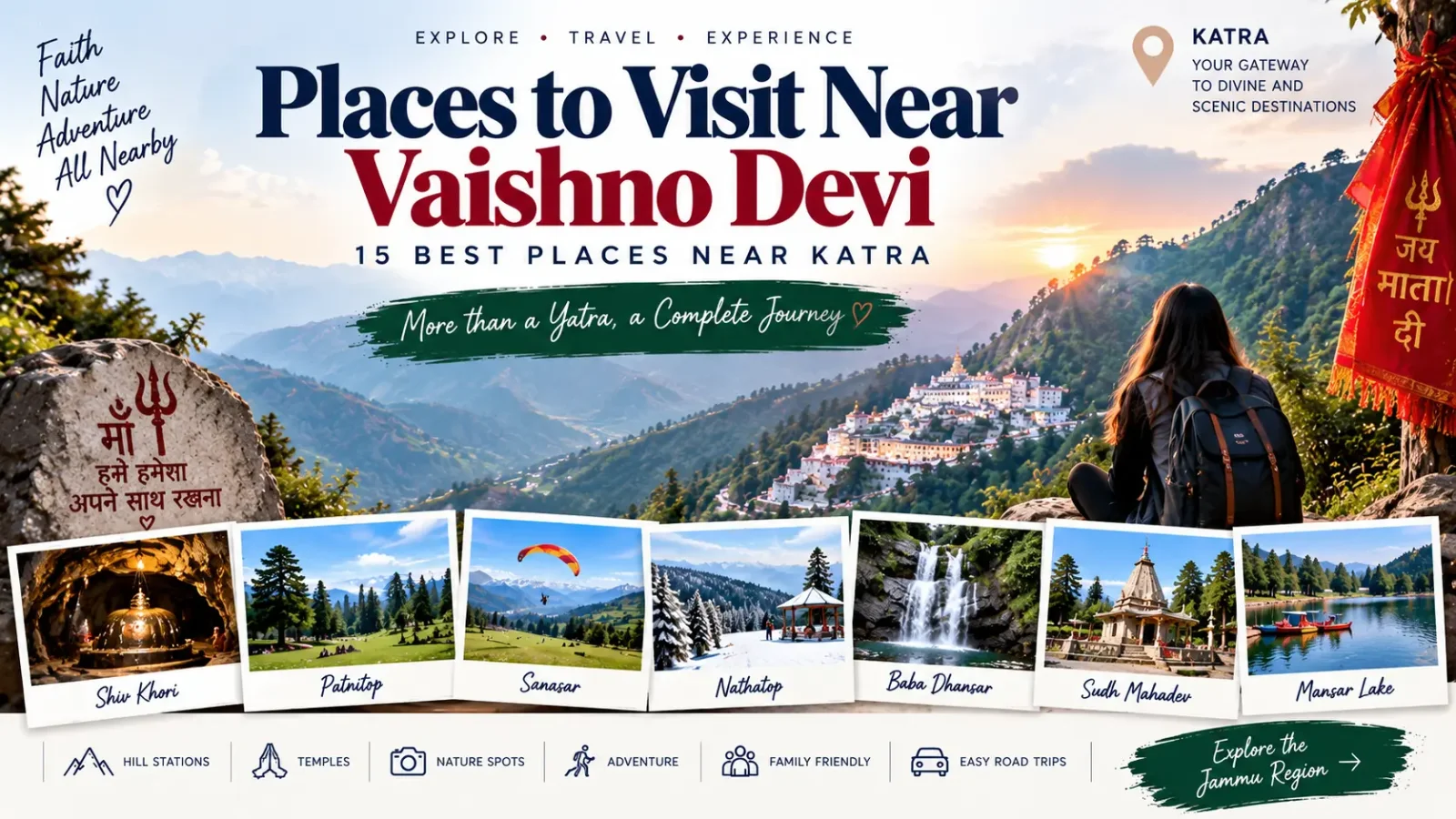 Places to Visit Near Vaishno Devi: 15 Best Places Near Katra in 2026