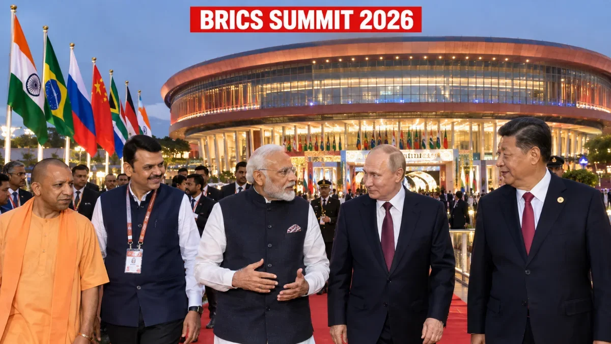 BRICS Summit 2026: Yogi & Fadnavis Join Modi to Host Global Leaders