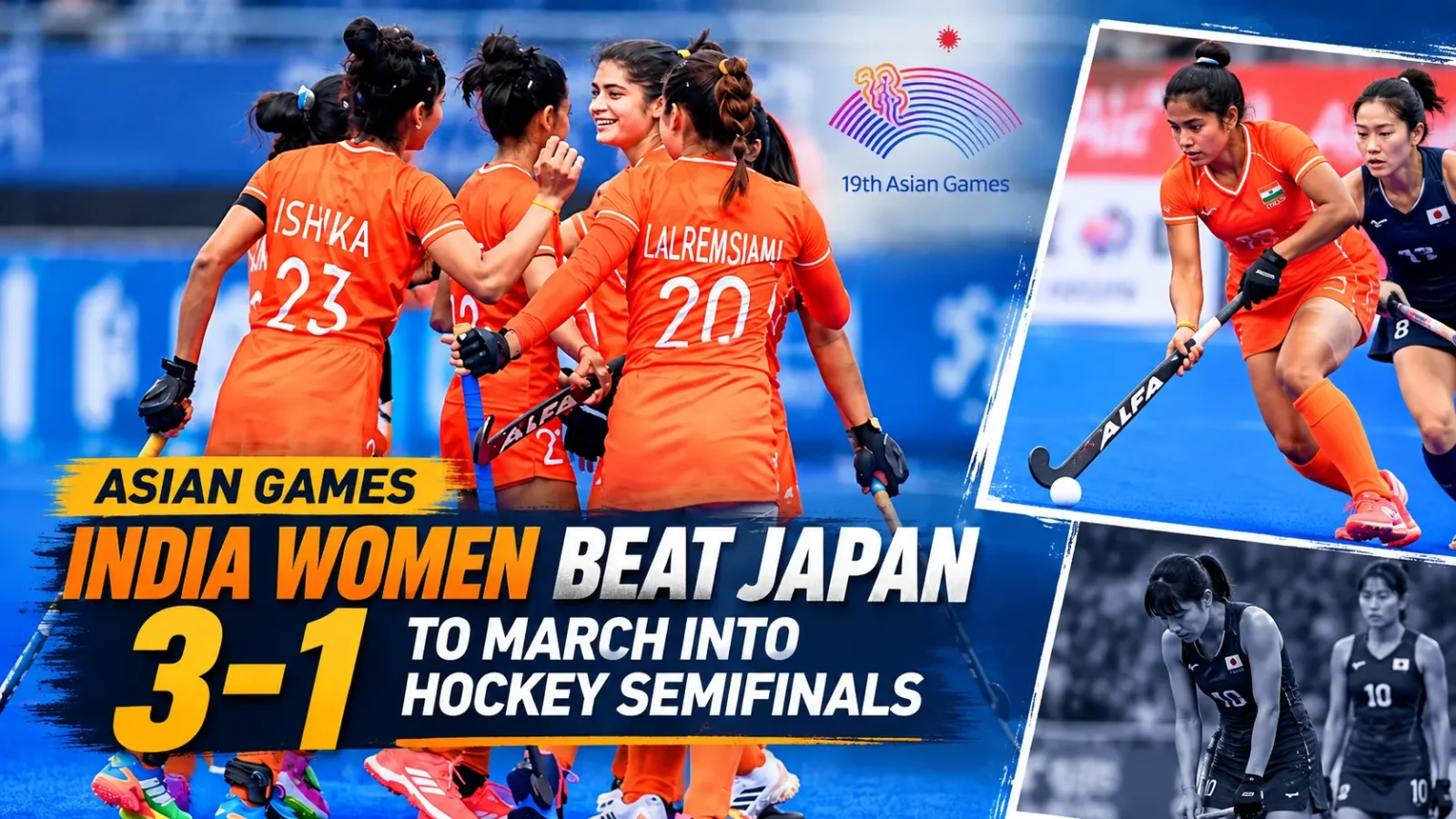 India Women Storm Into Asian Games Hockey Semifinals After 3-1 Win Over Hosts Japan
