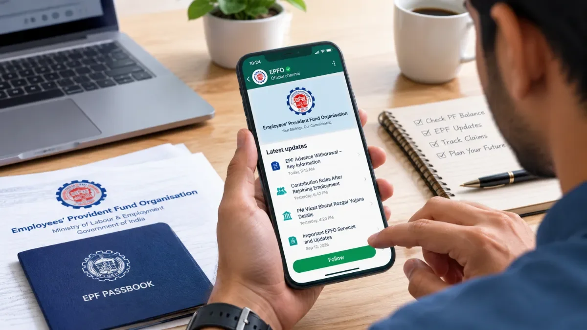 Join EPFO WhatsApp Updates: How to Join Official Channel