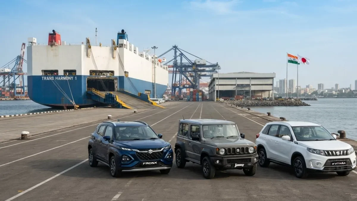 Maruti Suzuki Crosses 1 Lakh Japan Export Milestone