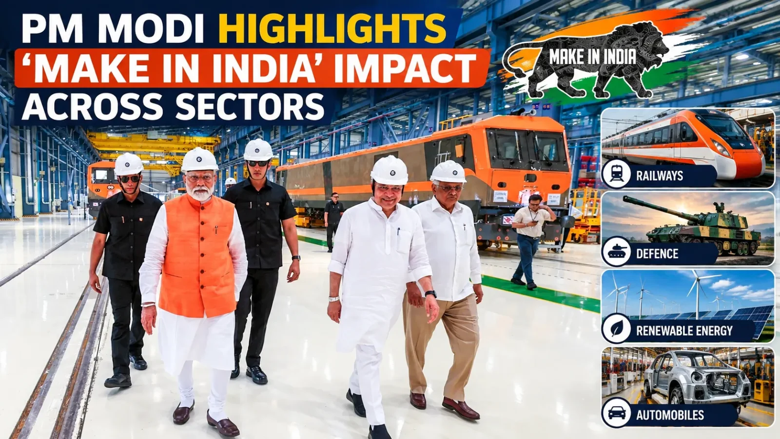 Make in India Turns 12: PM Modi Highlights Electronics, Defence and Mobile Manufacturing Growth
