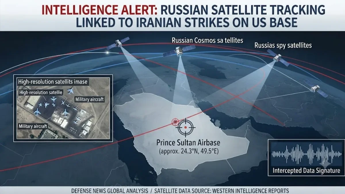 Russian Satellites Linked to Precision Iranian Strikes on US Base