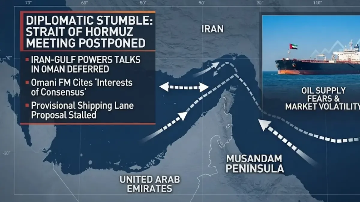 Strait of Hormuz Proposal Meeting Postponed Amid Energy Fears
