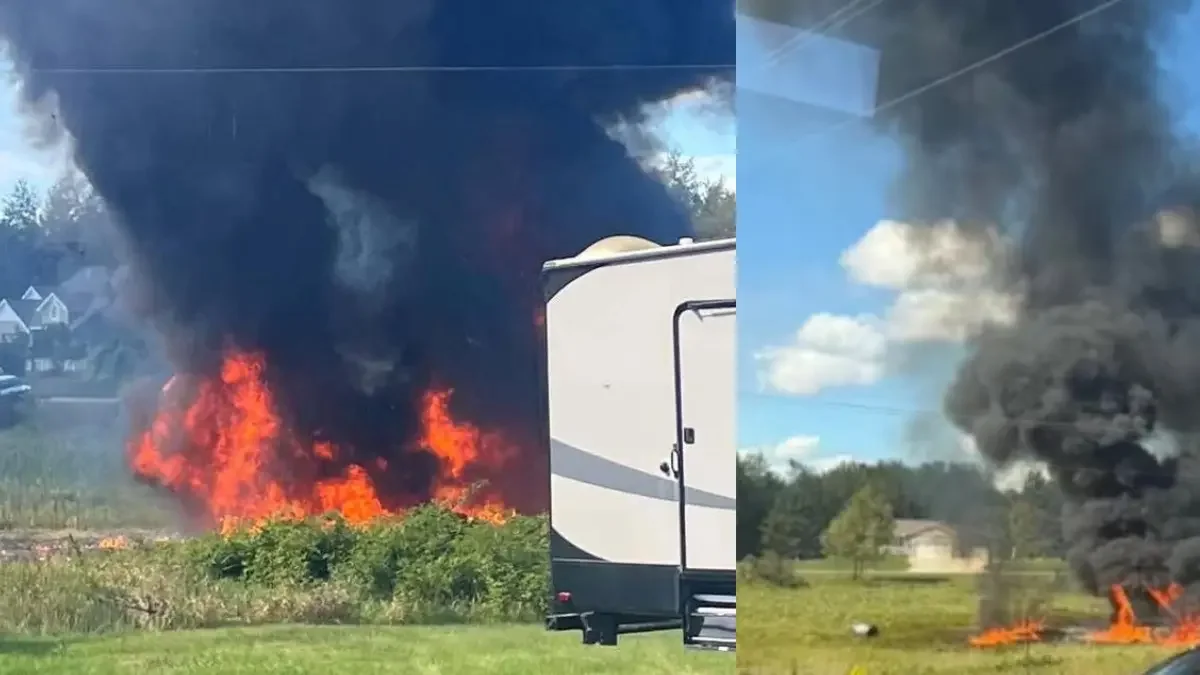 US F-16 Fighter Jet Crashes in Michigan; Pilot Ejects Safely