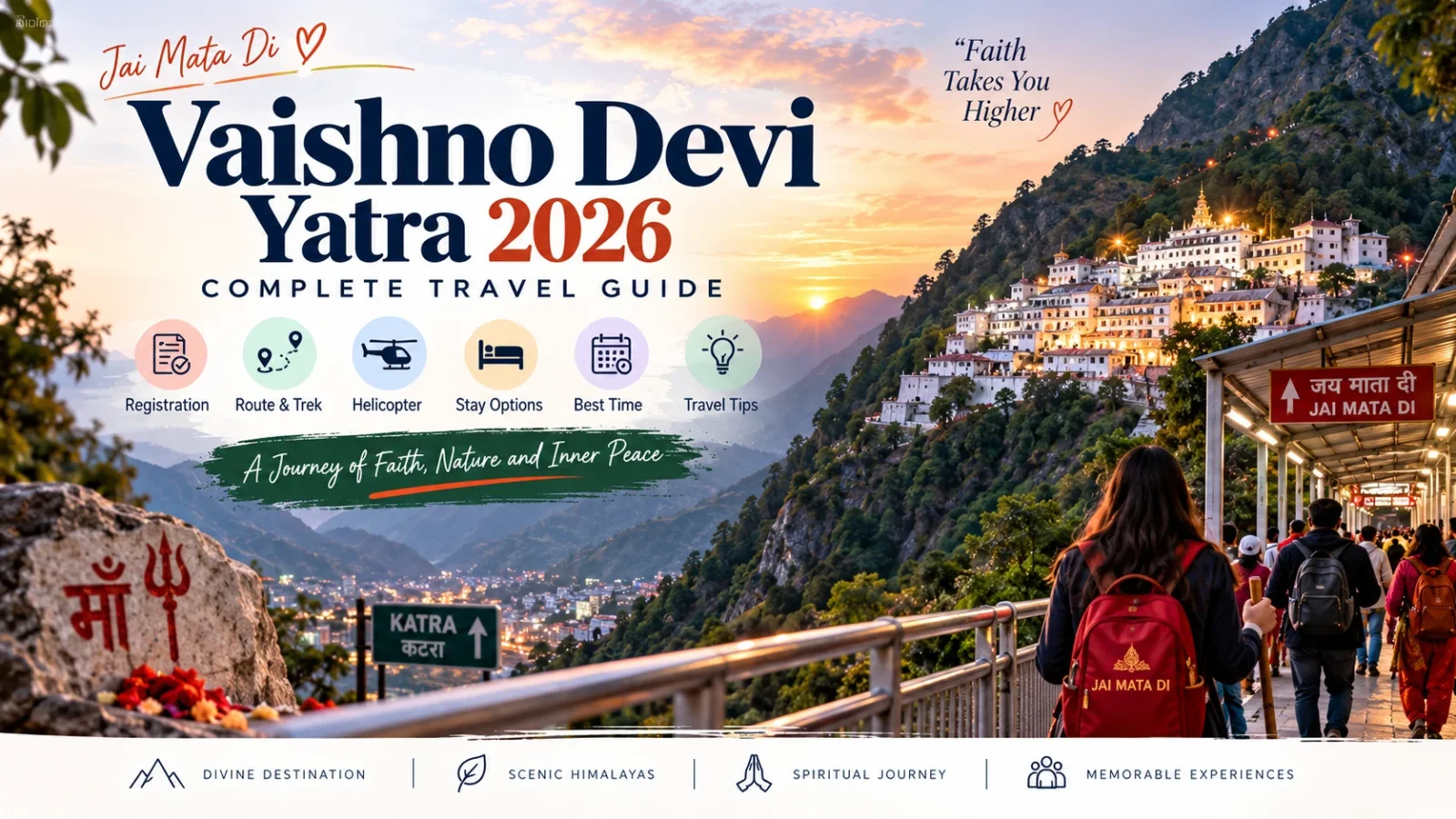 Vaishno Devi Yatra 2026: Complete Guide to Registration, Route, Trek, Helicopter & Best Time to Visit