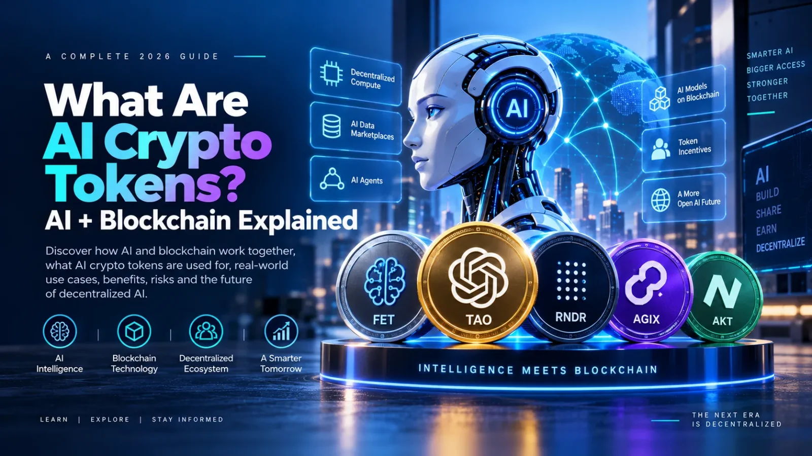 What Are AI Crypto Tokens? AI + Blockchain Explained