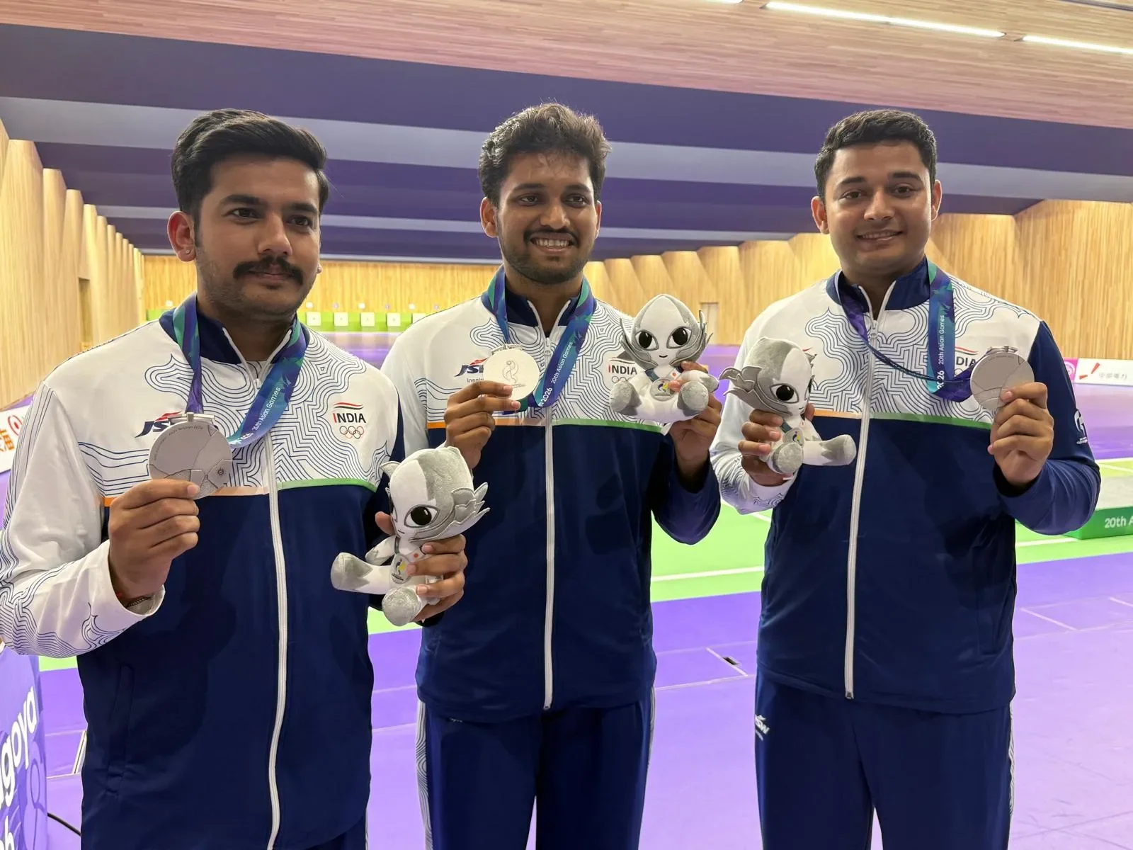 From Team Silver to Individual Heartbreak: Aishwary Finishes Fifth, Niraj Eighth in Asian Games 50m Rifle 3P