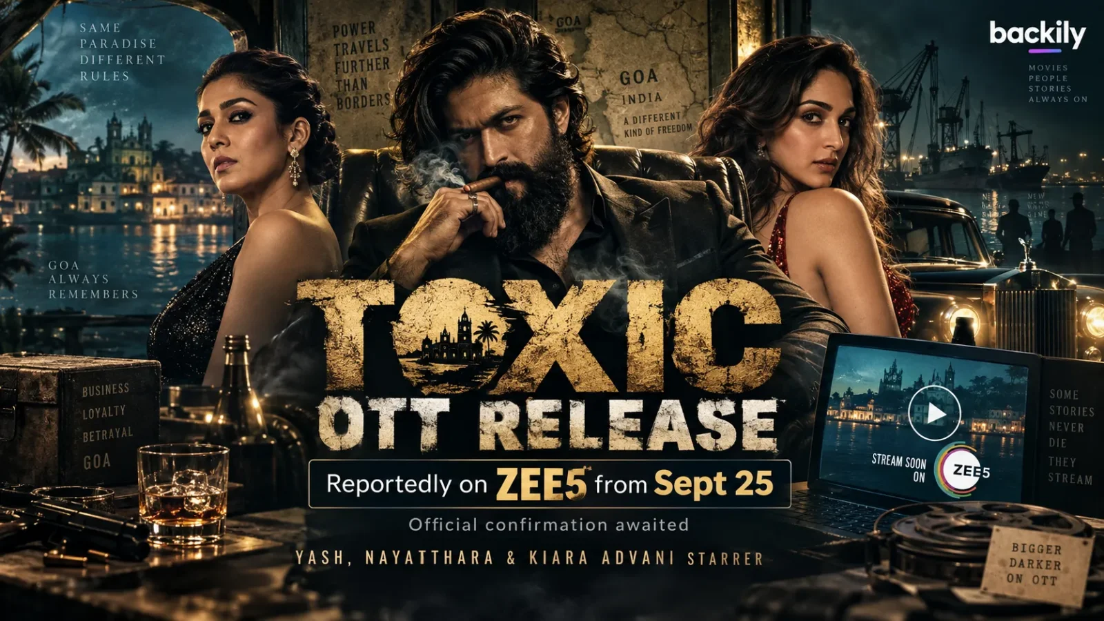 Toxic OTT Release Date: When and Where to Watch Yash, Nayanthara and Kiara Advani's Film Online